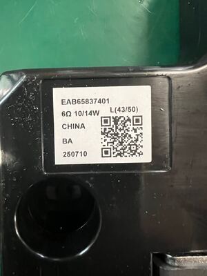 LG TV-Lautsprecher EAB65837401